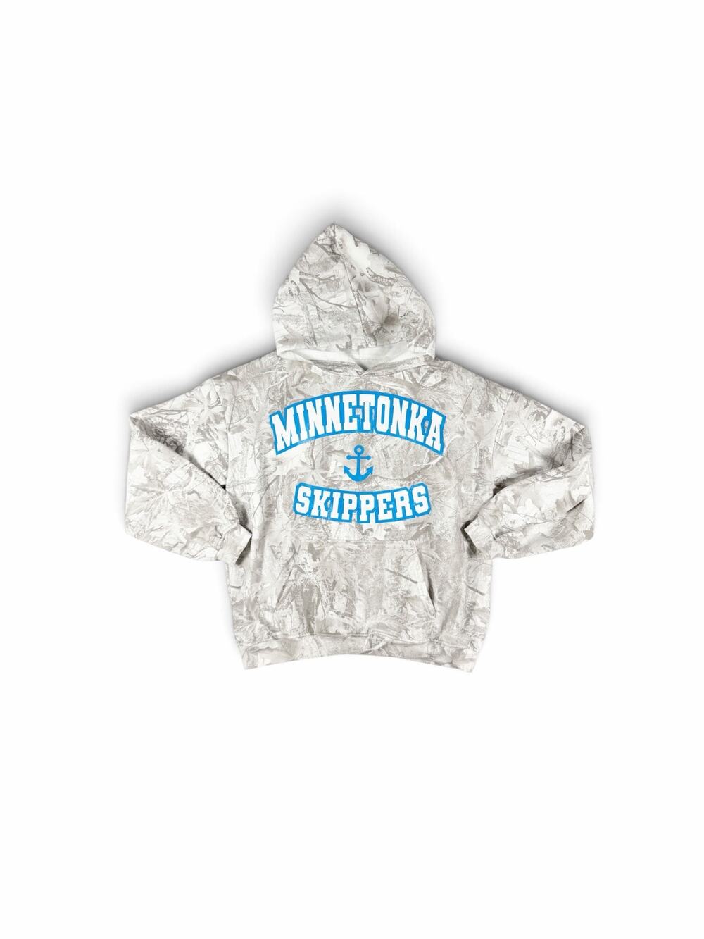 Minnetonka Skippers High School Camo Hoodie Minnesota Small Sweatshirt Tonka